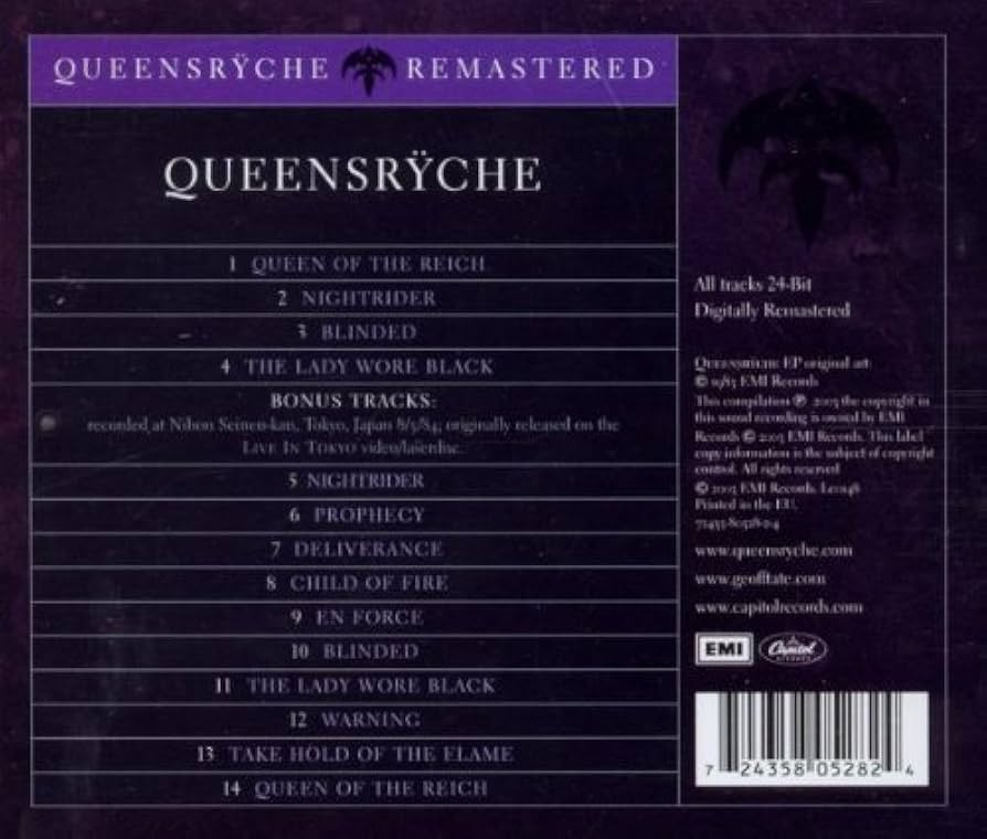 Queensrÿche 楽譜 クイーンズライチ バンド・スコア 3冊セット 楽譜一覧】Queensryche - ヤマハ「ぷりんと楽譜」